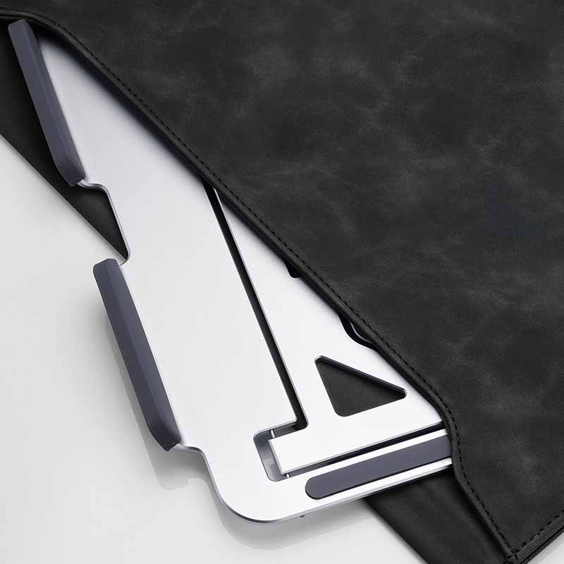 Sleek Adjustable Laptop Stand for Cooler, More Comfortable Work