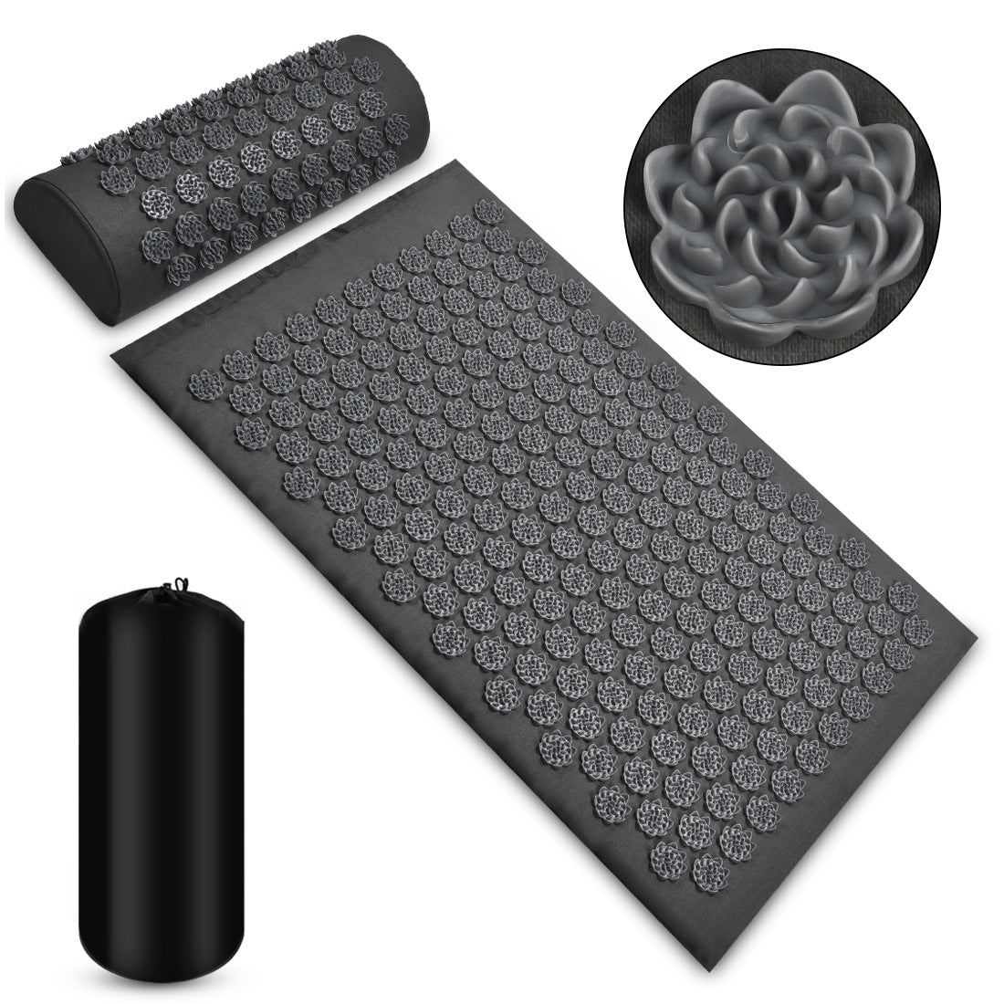 Acupressure Massage Mat Set for Full-Body Relaxation