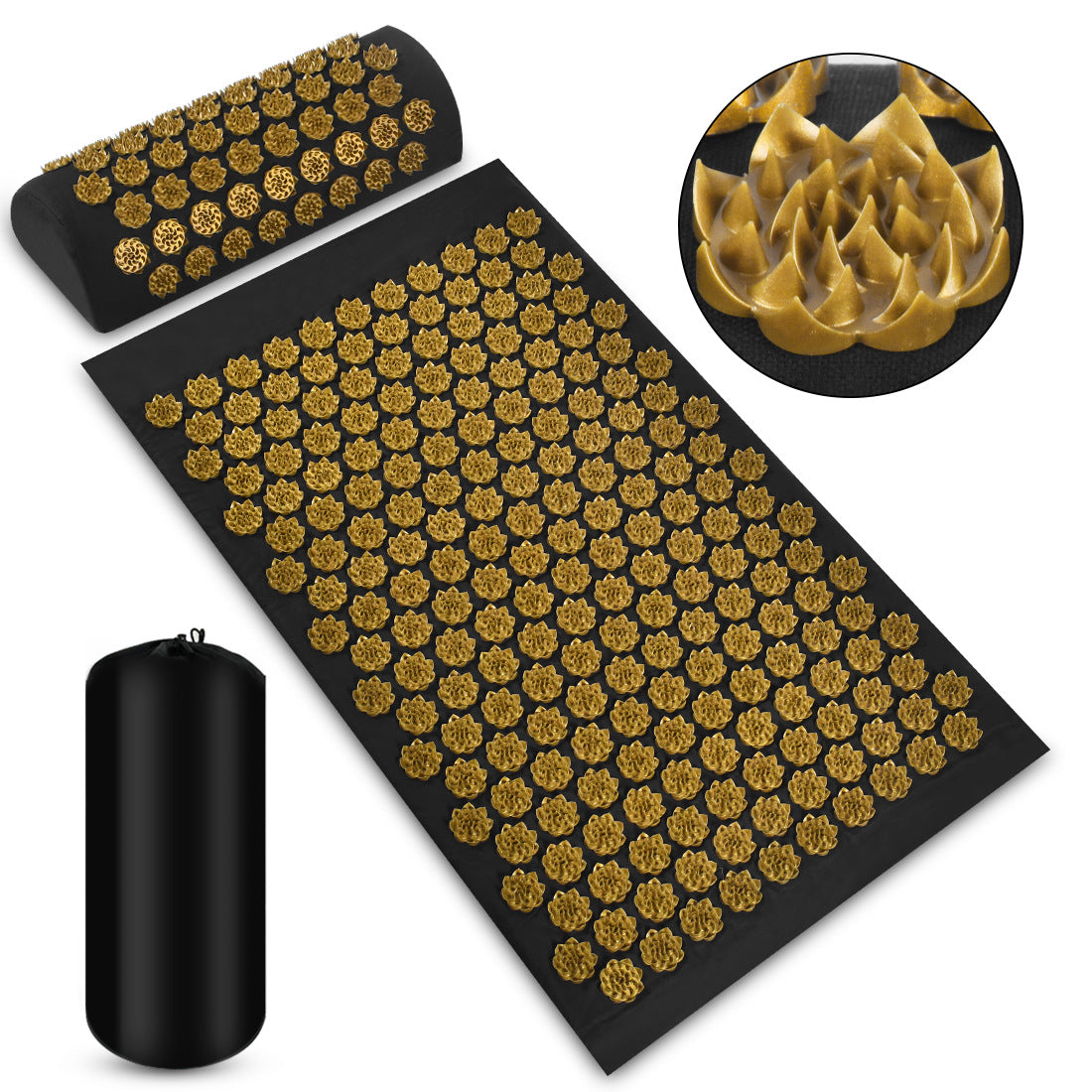 Acupressure Massage Mat Set for Full-Body Relaxation