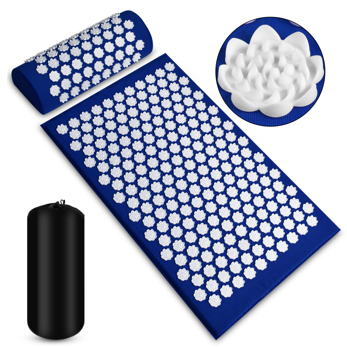 Acupressure Massage Mat Set for Full-Body Relaxation
