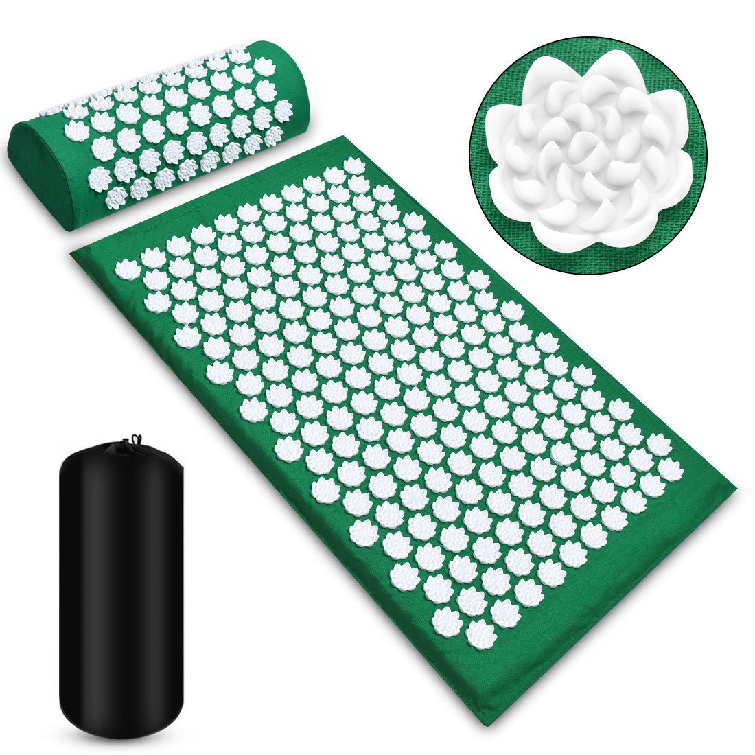 Acupressure Massage Mat Set for Full-Body Relaxation