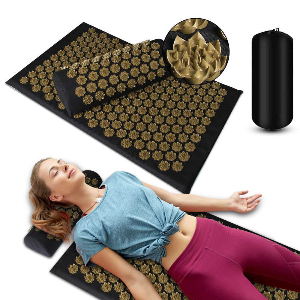 Acupressure Massage Mat Set for Full-Body Relaxation