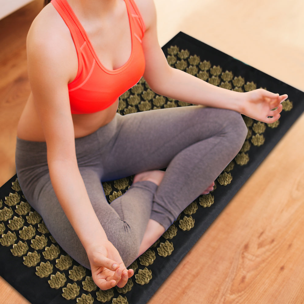 Acupressure Massage Mat Set for Full-Body Relaxation
