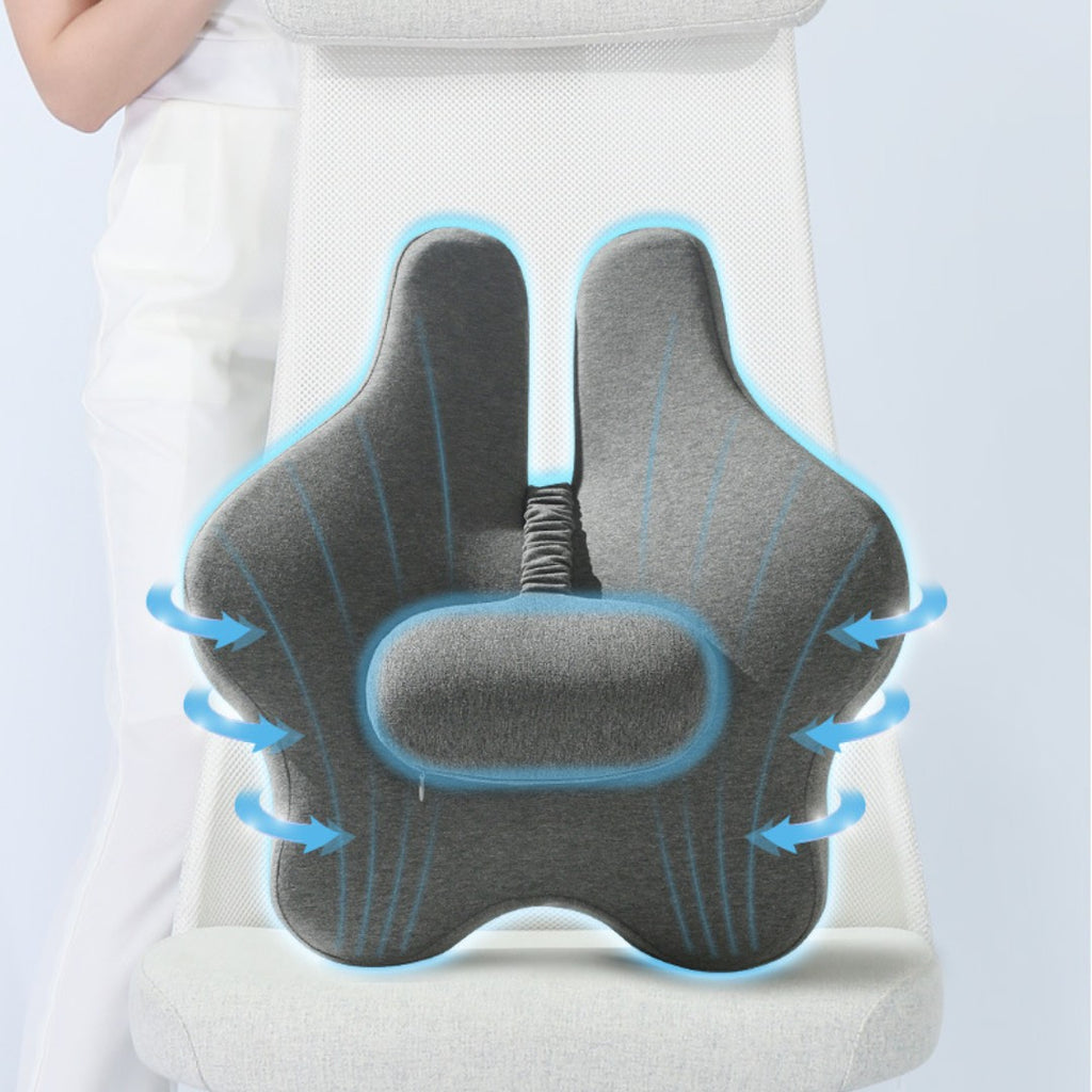 Comfy Adjustable Memory Foam Waist Support for Car Seats