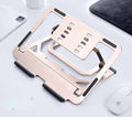 Sleek Adjustable Laptop Stand for Cooler, More Comfortable Work