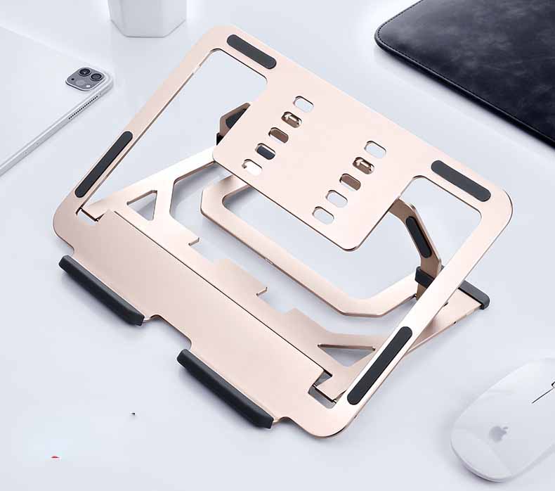 Sleek Adjustable Laptop Stand for Cooler, More Comfortable Work