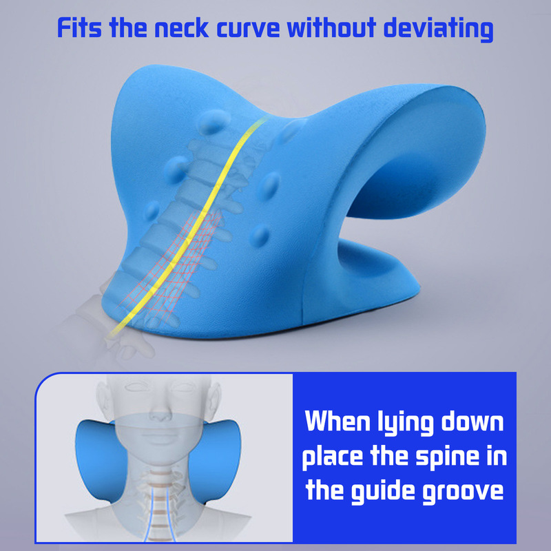 Neck Relief Stretch Pillow for Relaxation, Posture and Pain Relief
