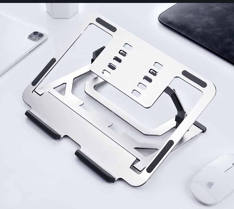 Sleek Adjustable Laptop Stand for Cooler, More Comfortable Work