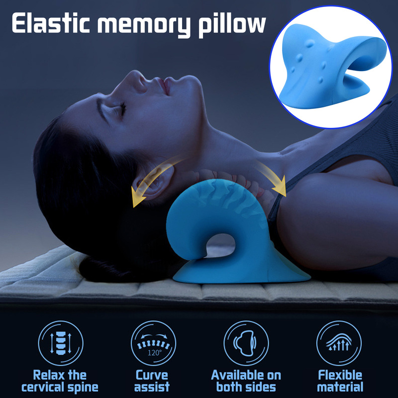 Neck Relief Stretch Pillow for Relaxation, Posture and Pain Relief